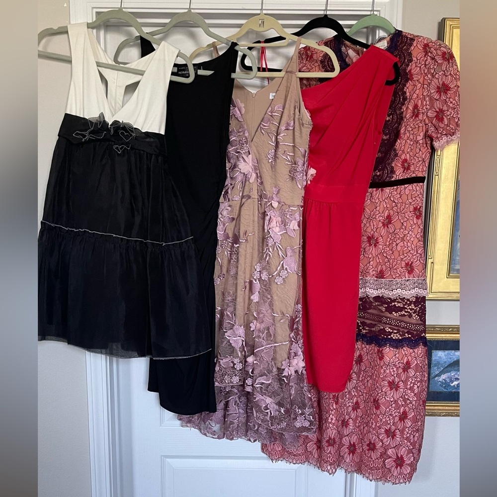 BUNDLE - 5 Cocktail Dresses Various Labels, VGUC, Size Medium (6-8)
